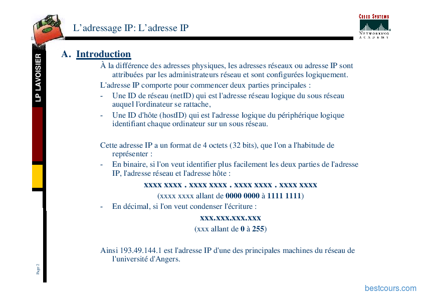 Exercice Corrigé Adressage Ipv4 Pdf