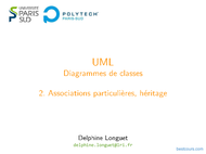 Tutoriel UML: Associations particulières, héritage 1
