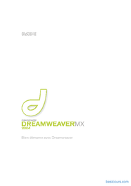 Tutoriel Dreamweaver MX 2004 1