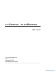 Tutoriel Architecture des ordinateurs 1