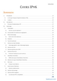 Tutoriel Cours IPv6 2