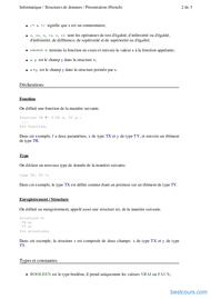 Tutoriel Cours Structures de données 2