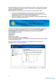 Tutoriel Windows Home Server 2