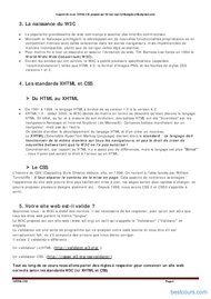 Tutoriel XHTML et CSS 2