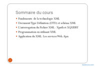 Tutoriel Introduction à XML 2