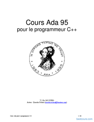 Tutoriel Cours Ada 95 1