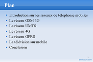 Tutoriel GSM, 3G, UMTS, 4G, GPRS 2