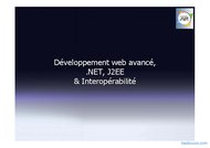Tutoriel Web avancé,.NET et J2EE 1