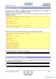 Tutoriel Paramètres IP sous Linux 2