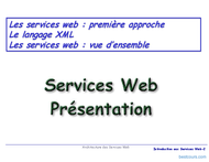 Tutoriel Services Web 2