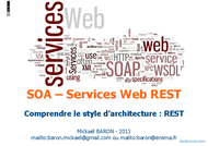 Tutoriel SOA - Services Web REST 1