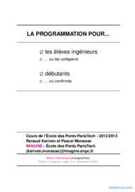 Tutoriel La programmation pour tous 1