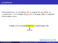 Tutoriel Langages de programmation et compilation 2