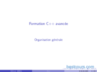 Tutoriel Formation C++ avancée 2