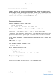 Tutoriel Polycopie de C++ 2