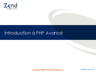 Tutoriel Usage avancé de PHP5 & MySQL5 2