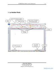 Tutoriel GUIDE Word 2010 (version débutante) 2