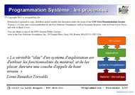 Tutoriel Programmation Système : les processus 1