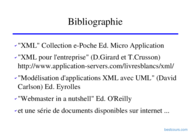 Tutoriel XML: eXtended Markup Language 2