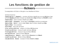 Tutoriel PHP : Fichiers et Répertoires 2