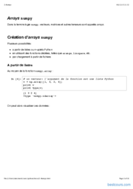 Tutoriel Python: Numpy (visualisation en 2D et 3D) 2