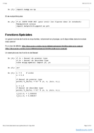 Tutoriel Python: SciPy (calcul scientifique) 2