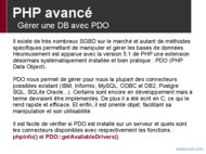 Tutoriel PHP avancé: Gérer une DB avec PDO 2