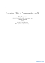 Tutoriel Conception Objet et Programmation en C# 1