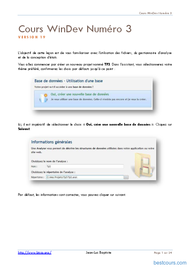 [PDF] WinDev: Travailler Avec Un Fichier De Données Cours Et Formation ...