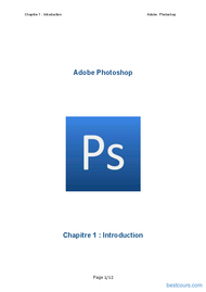 Tutoriel Introduction Adobe Photoshop 1