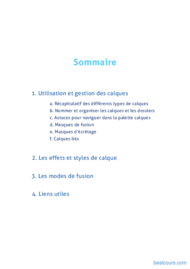 Tutoriel Adobe Photoshop - Gestion des calques 2