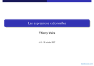 Tutoriel Les expressions rationnelles 1