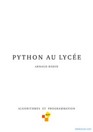 Tutoriel Python au lycée 1