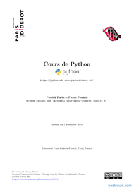 Tutoriel Cours de Python 1
